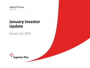 January Investor Update January 22, 2019 (1.29MB – PDF)